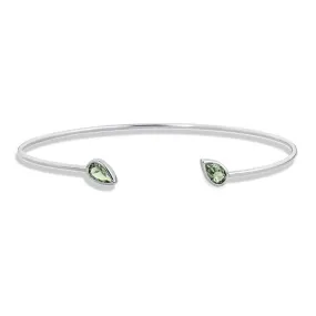 0.75CT, Green Amethyst Bracelet (BC162BAMG)