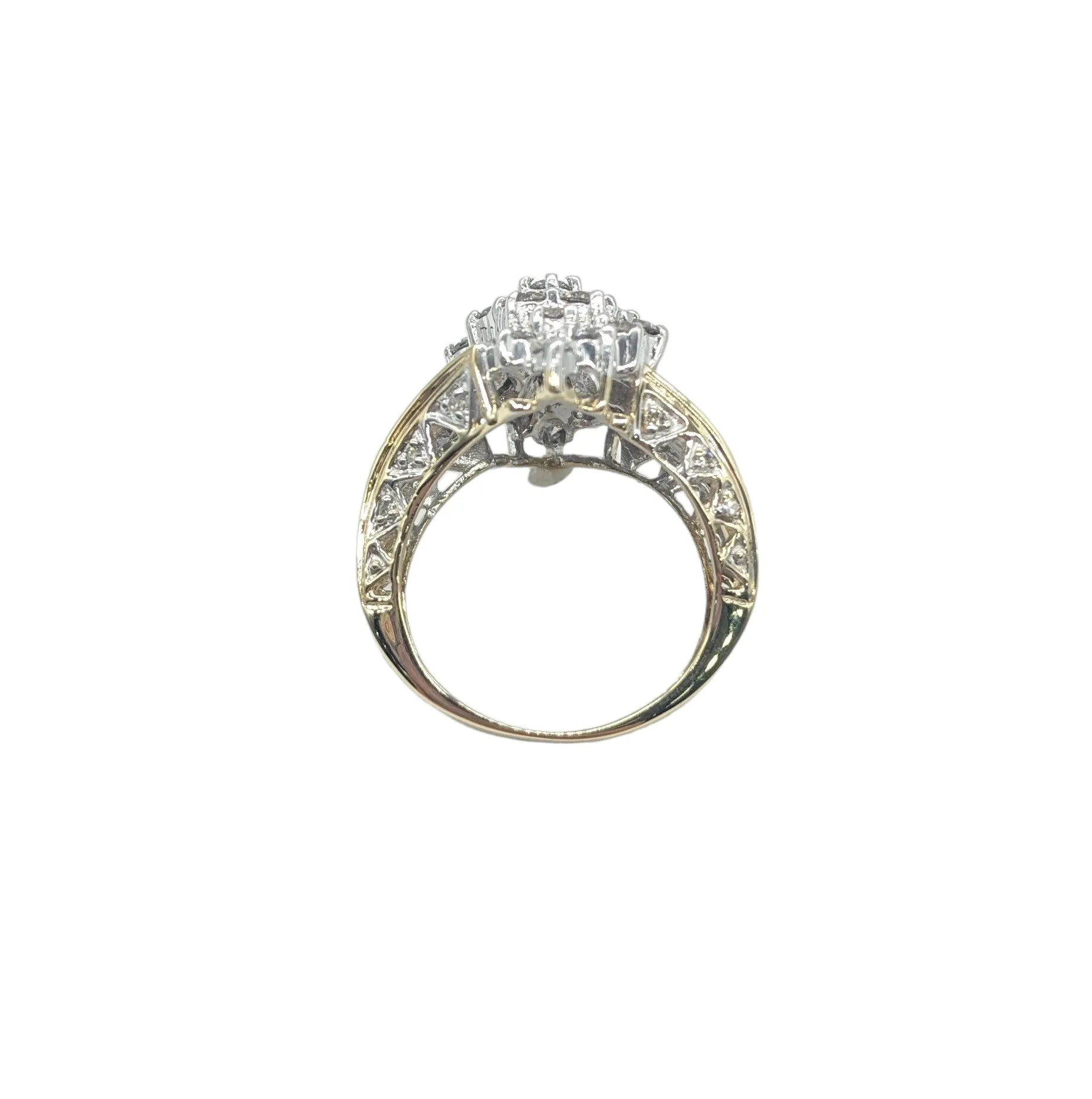 1.5 Carat Diamond Waterfall Bypass Ring