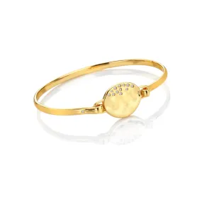 18ct Gold HD X JJ Illuminate Bangle DC213