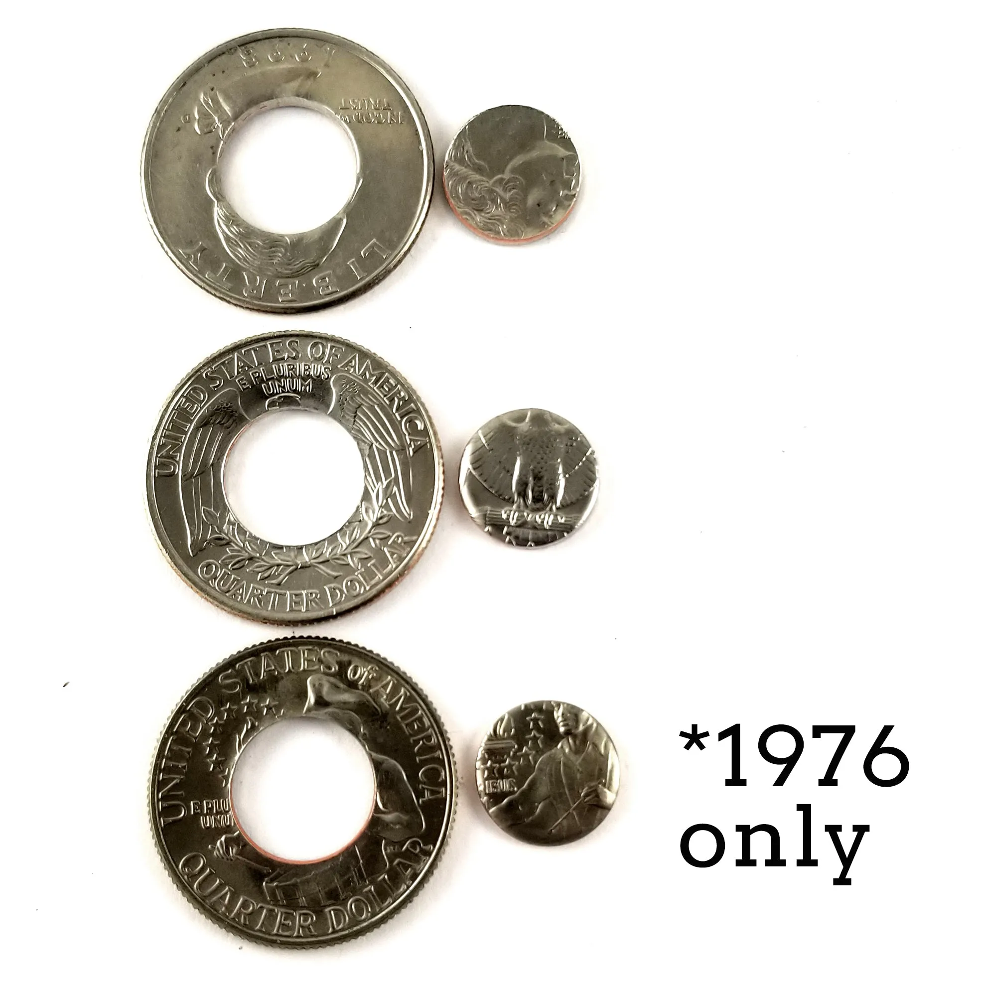 1967 Washington Quarter Coin Ring