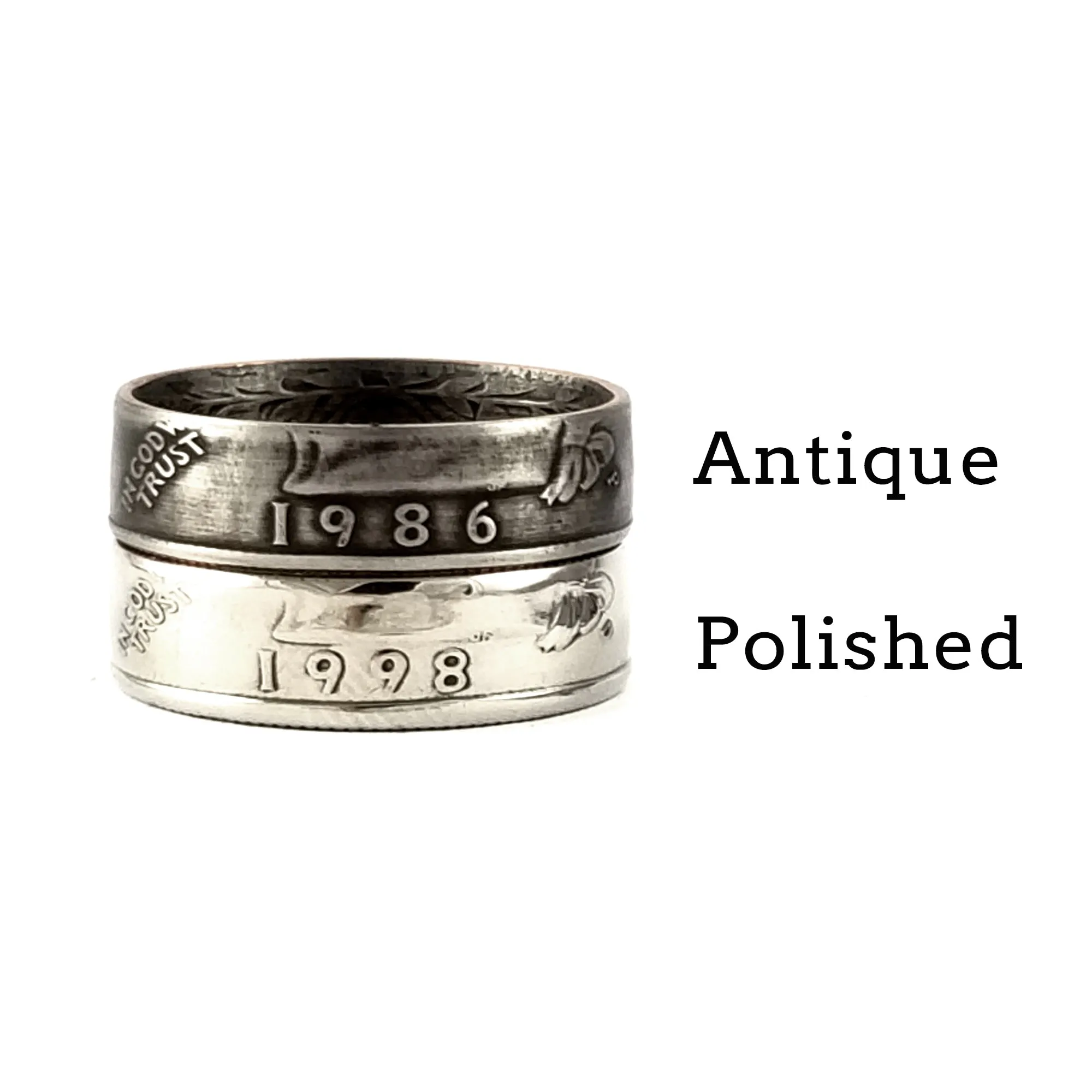 1967 Washington Quarter Coin Ring