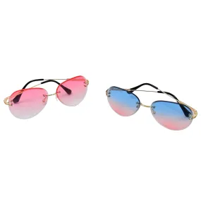 4951 1Pc Mix frame Sunglasses for men and women. Multi color and Different shape and design.