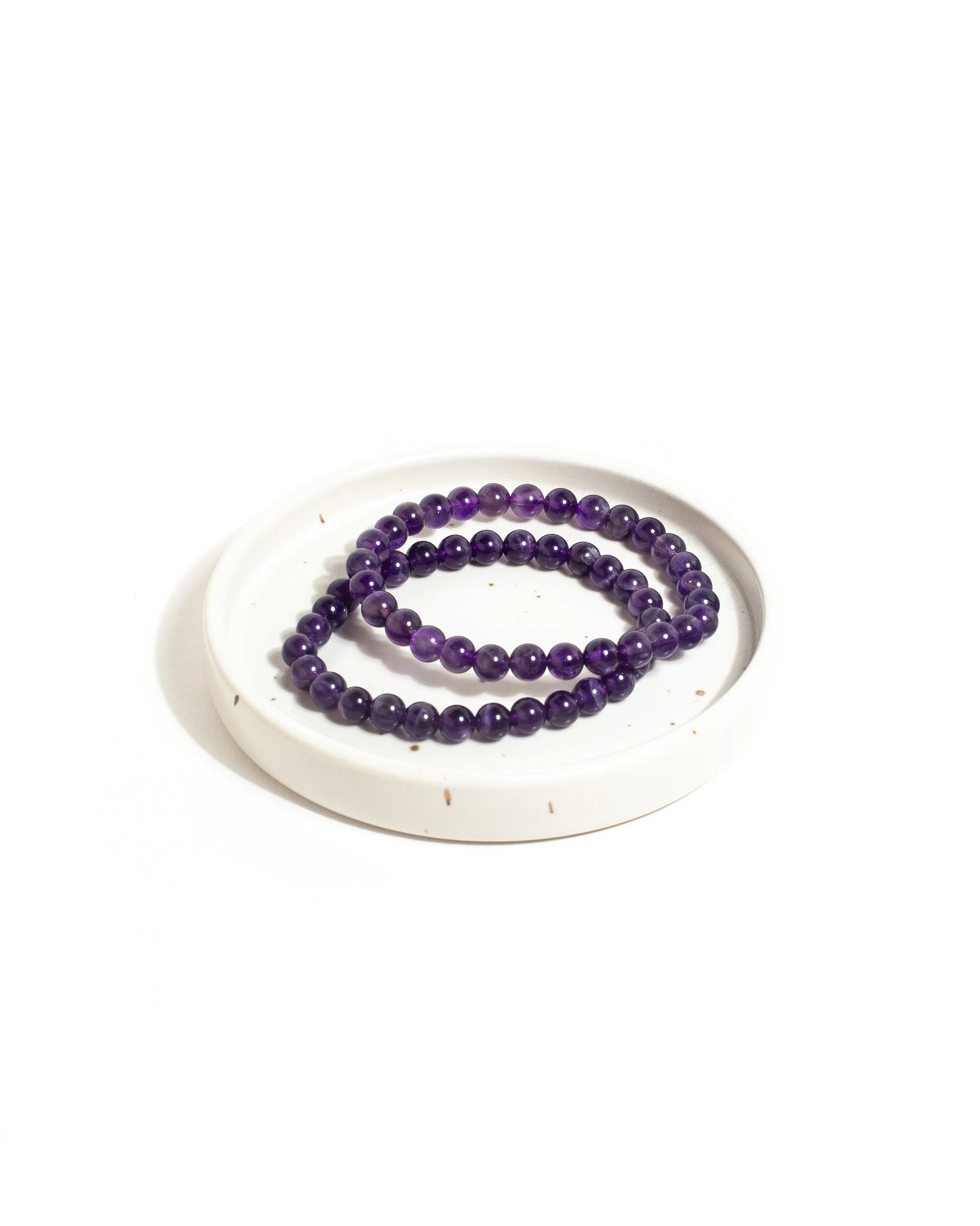 Amethyst Crystal Healing Bracelet – Round