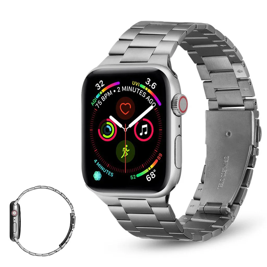 Apple Watch 40mm ultra thin stainless steel watch strap - Grey