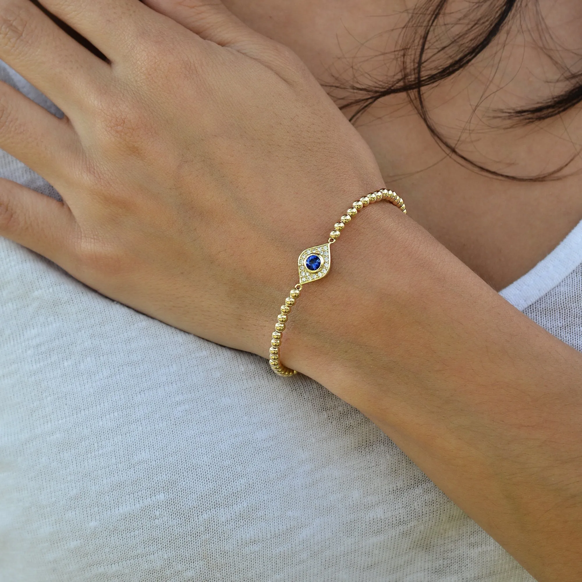 Autumn Evil Eye Bracelet