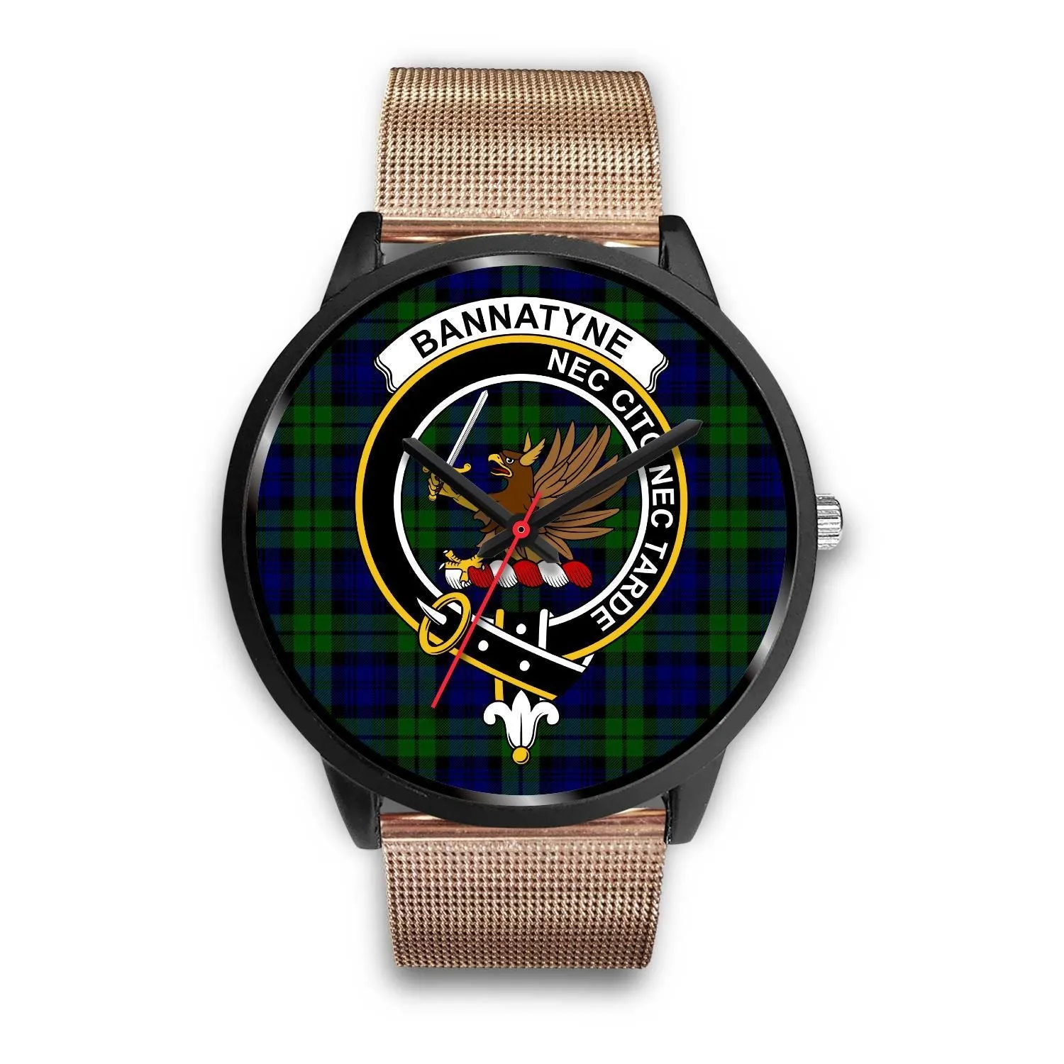 Bannatyne Clan Badge Tartan Black Watch