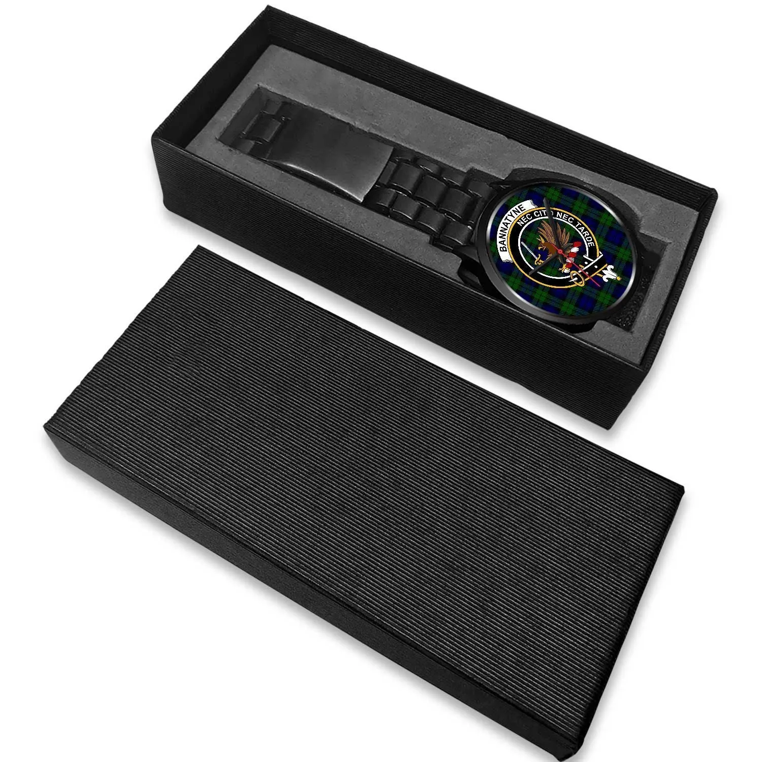 Bannatyne Clan Badge Tartan Black Watch