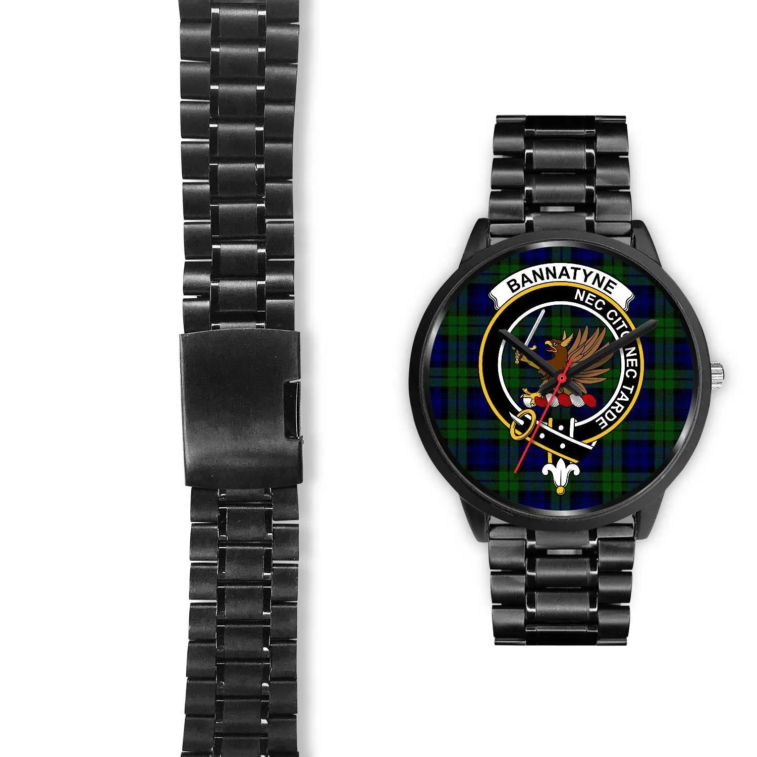 Bannatyne Clan Badge Tartan Black Watch