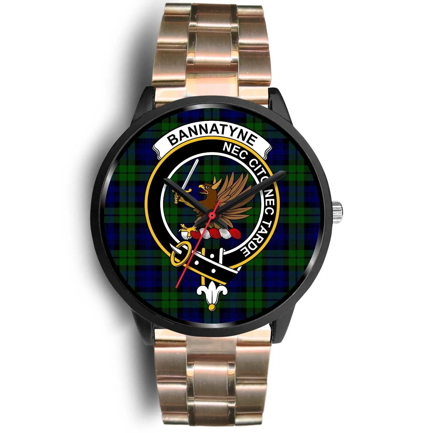 Bannatyne Clan Badge Tartan Black Watch