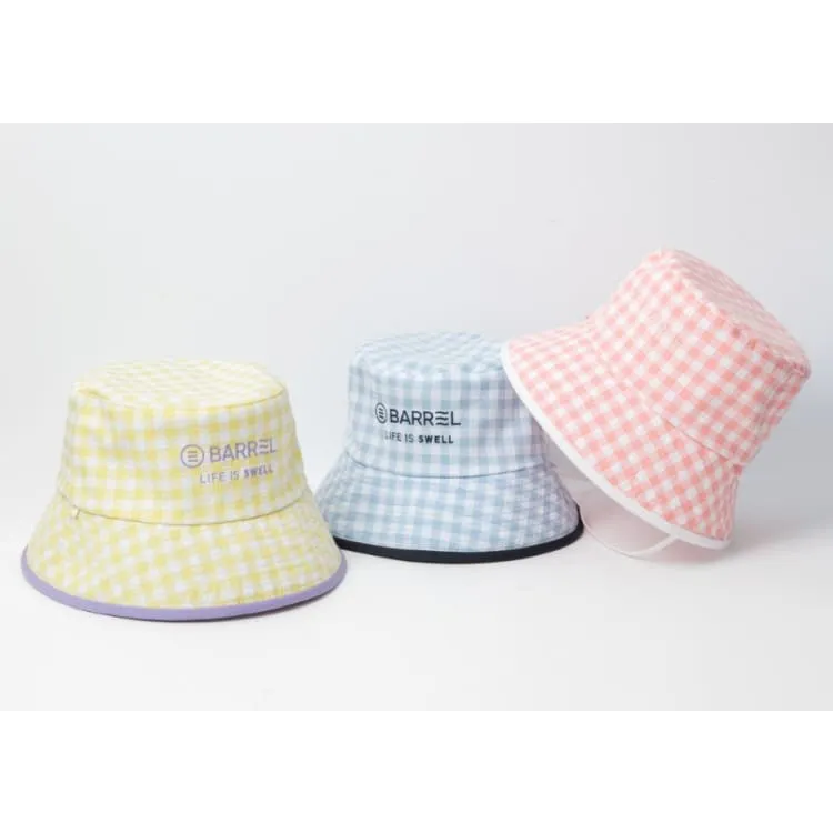 Barrel Kids Reversible Aqua Bucket Hat-NAVY