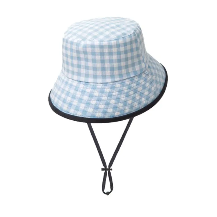 Barrel Kids Reversible Aqua Bucket Hat-NAVY