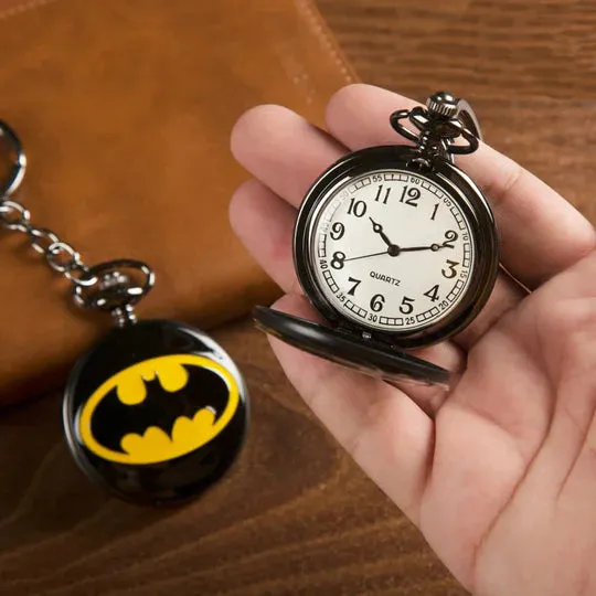 Batman Pocket Watch Keychain