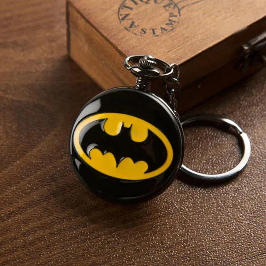 Batman Pocket Watch Keychain