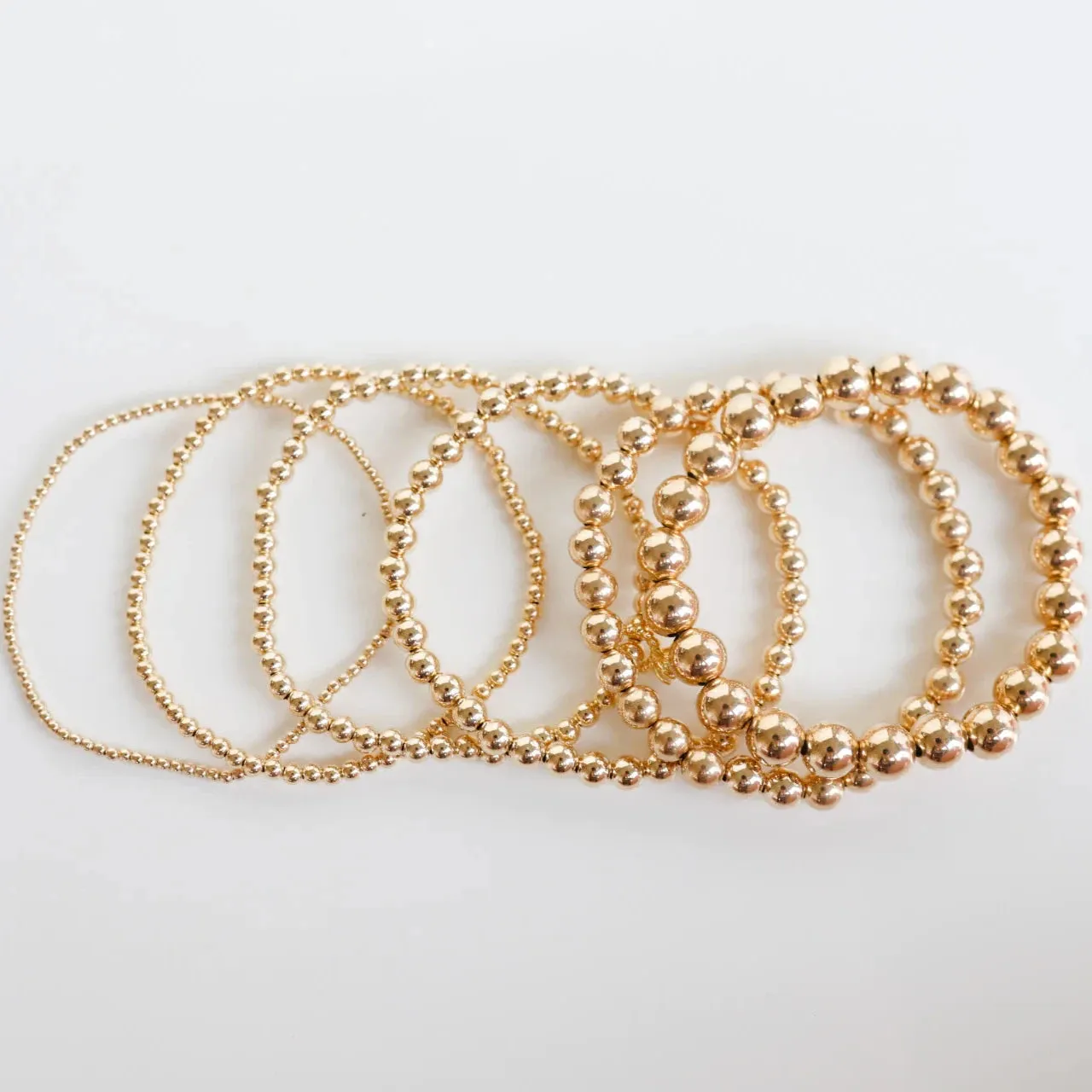 Beaded Blondes | 2MM Gold Beaded Bracelet