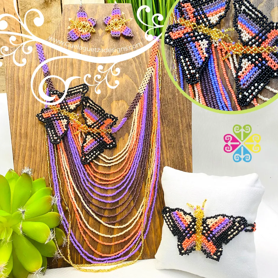 Beaded Butterfly Set