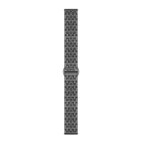 Black Metal Watch Strap - 20mm Width