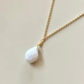 Blue Opal Necklace (GOLD)