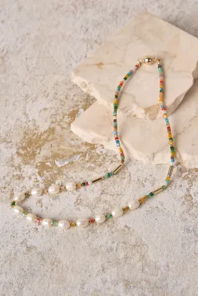 Calypso Pearl Beaded Necklace