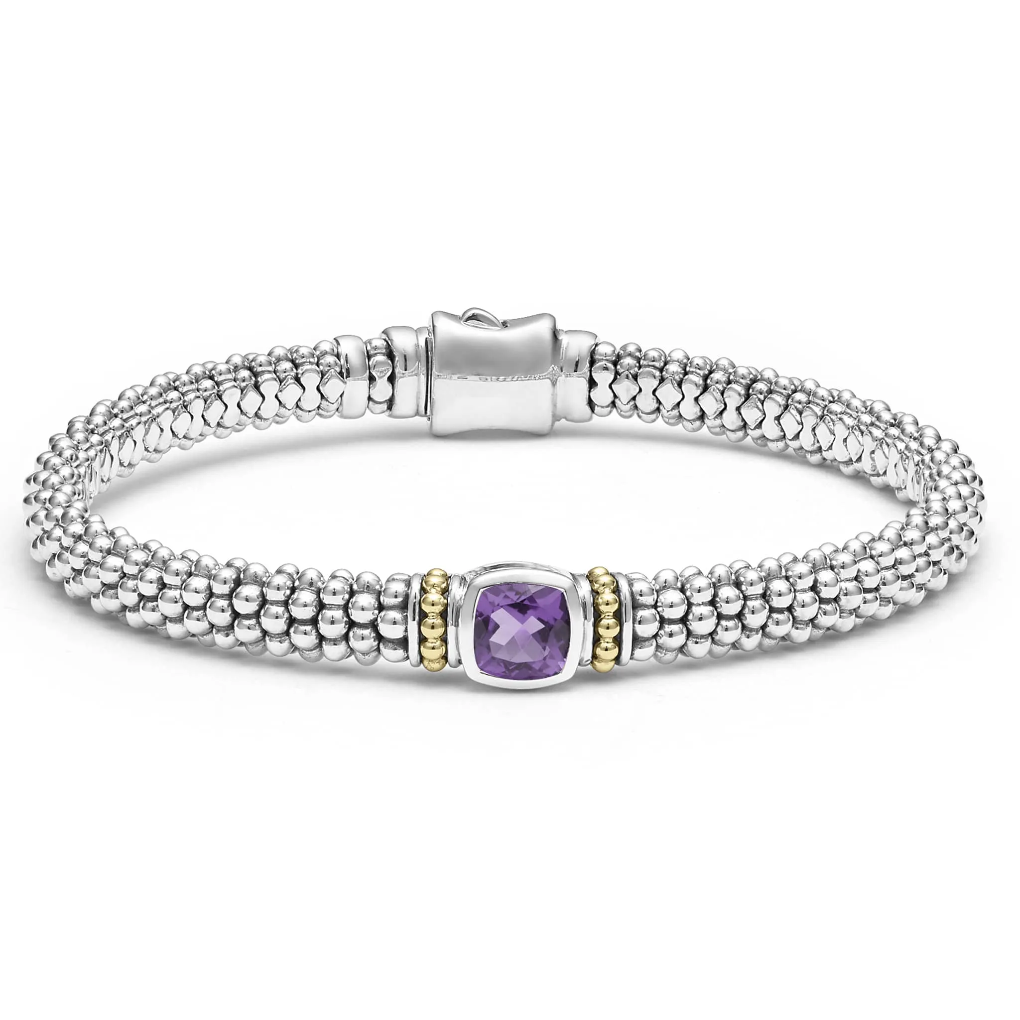 Caviar Color Amethyst Caviar Bracelet 6mm