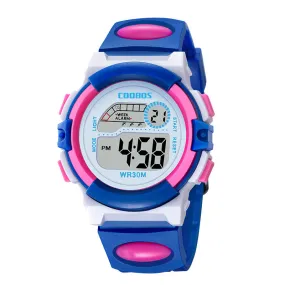 Children's Electronic Watch Luminous Boys and Girls Multi-Functional Waterproof Student Sport Watch