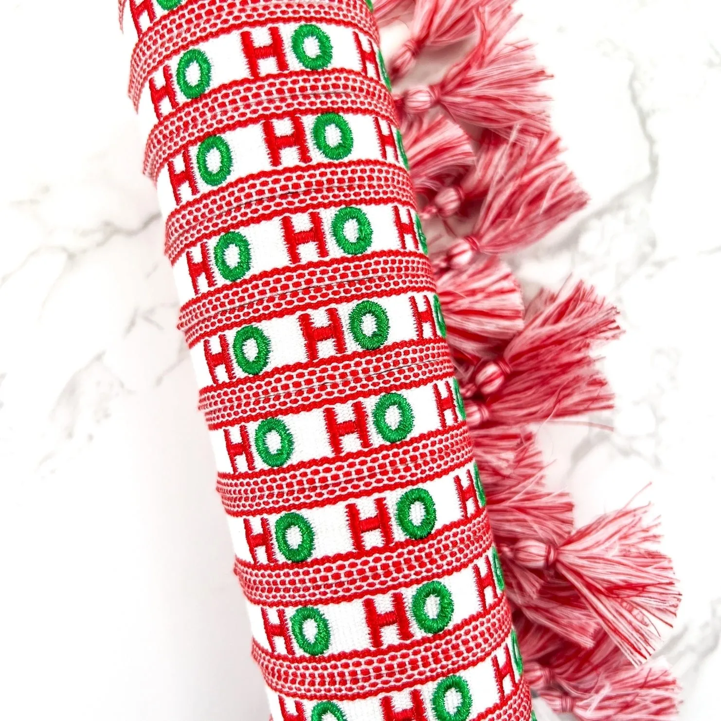 Christmas Embroidered Bracelets