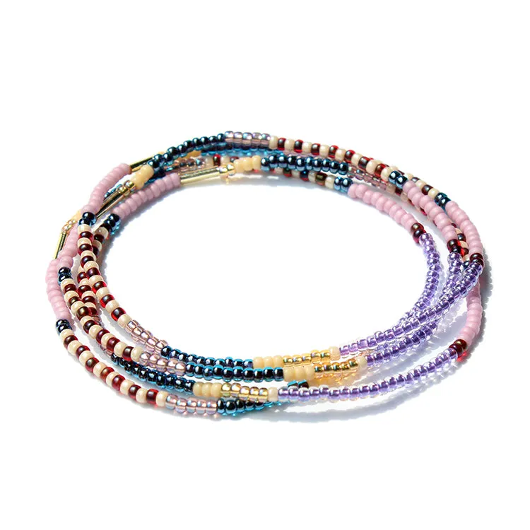 Coco Bracelets set of 4 / Violet