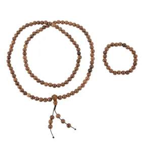 Coconut Wood Mala Bead Set