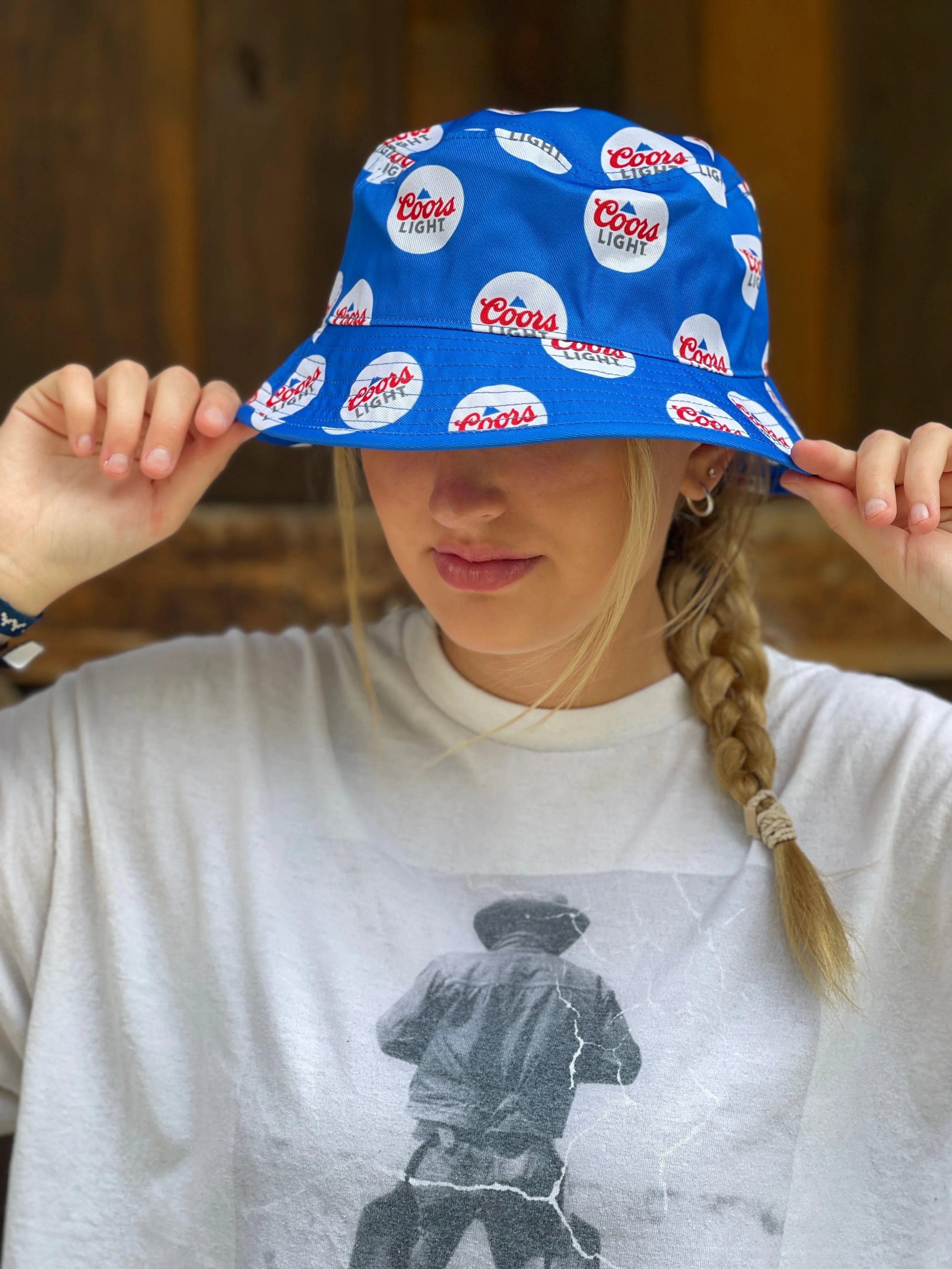 Coors Light Bucket Hat- Wild River Blue