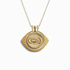 Cosmic Eye Halo Necklace