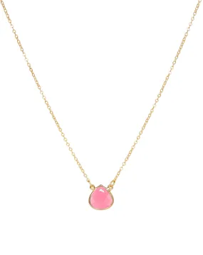 Cosmos Pink Jade Necklace