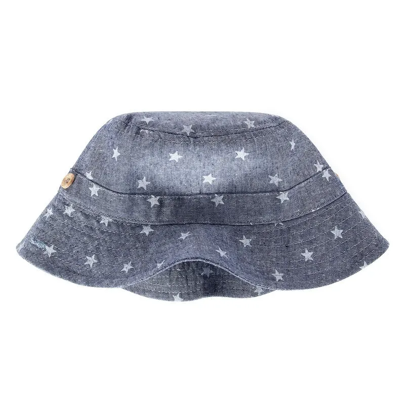 Cotton Cartoon Stars Printed Soft Baby Bucket Hat