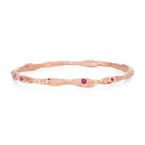 Craggy Rose Studded Bangle