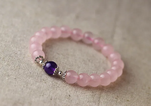 Crystal Bracelet Amethyst Bracelet