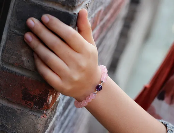 Crystal Bracelet Amethyst Bracelet