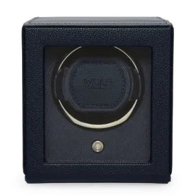 Cub Single Watch Winder With Cover (Navy)