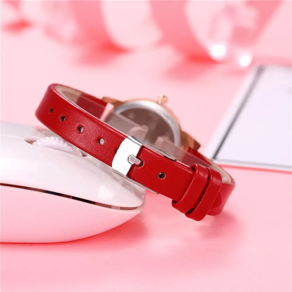 Cute Cartoon Cat Internet Celebrity Luminous Student Watch Women's Quartz Watch Women's Watch