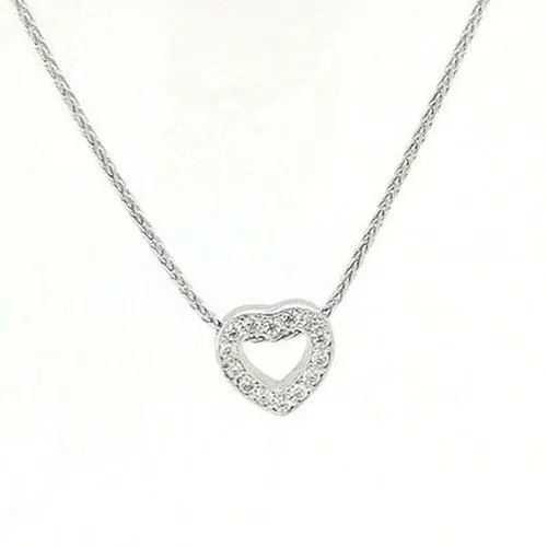 CZ Heart Neckace