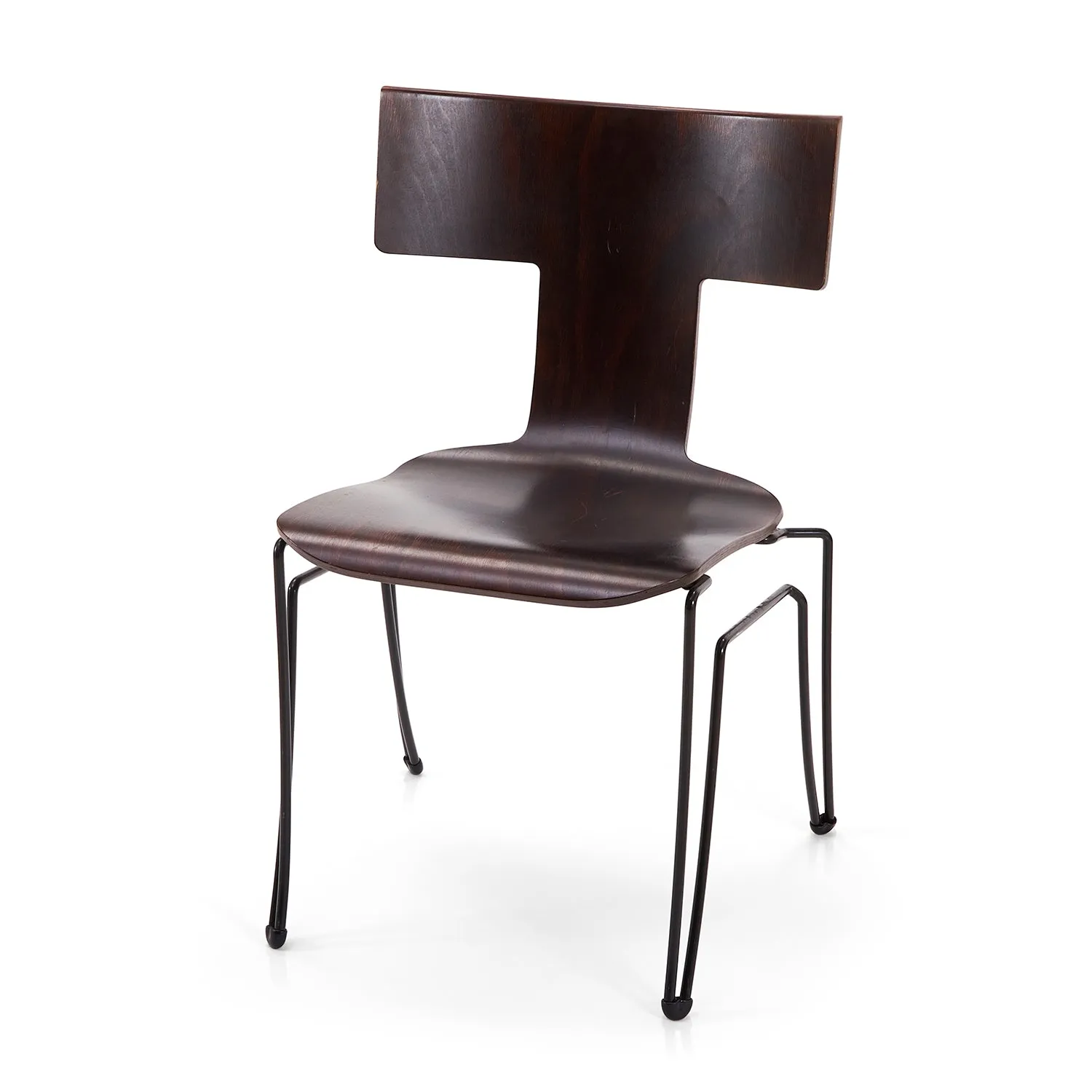 Dark Wood Donghia Anziano Chair