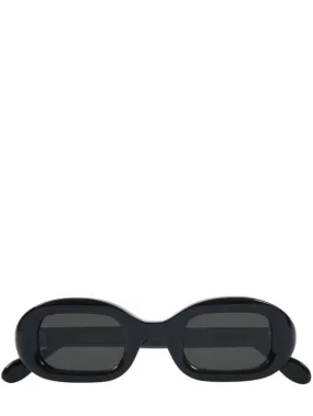 Delarge   Flow oval acetate sunglasses 