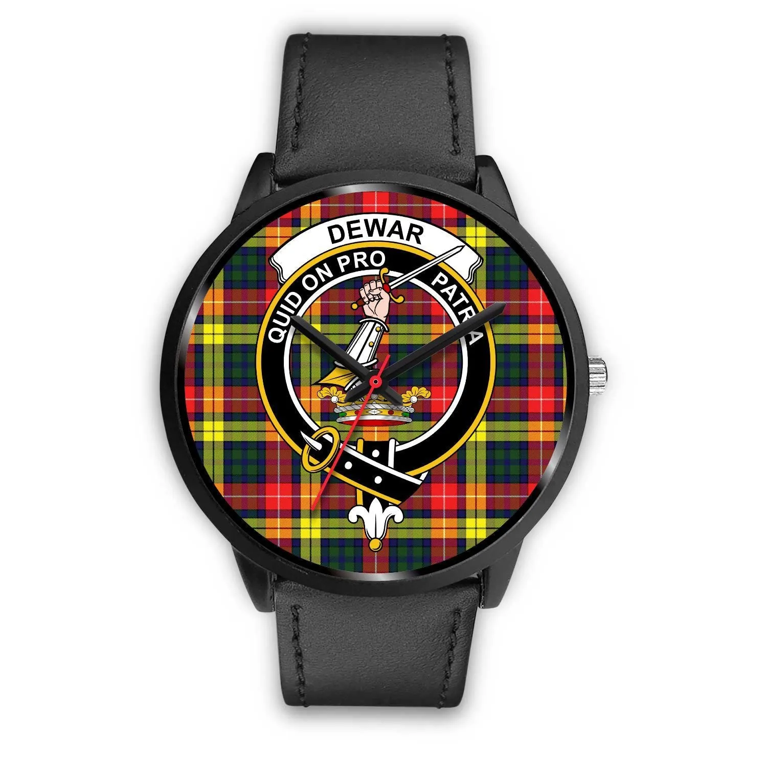 Dewar Clan Badge Tartan Black Watch