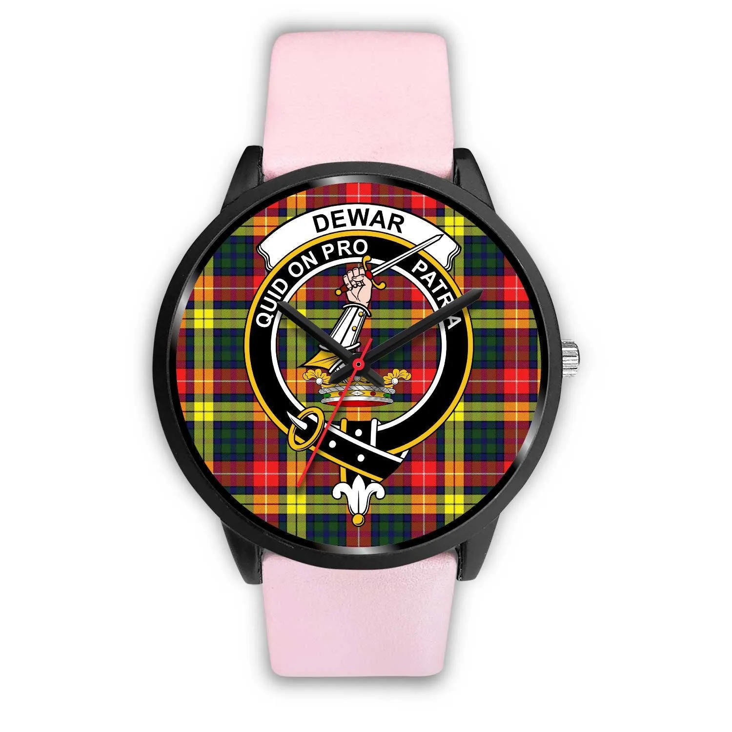 Dewar Clan Badge Tartan Black Watch