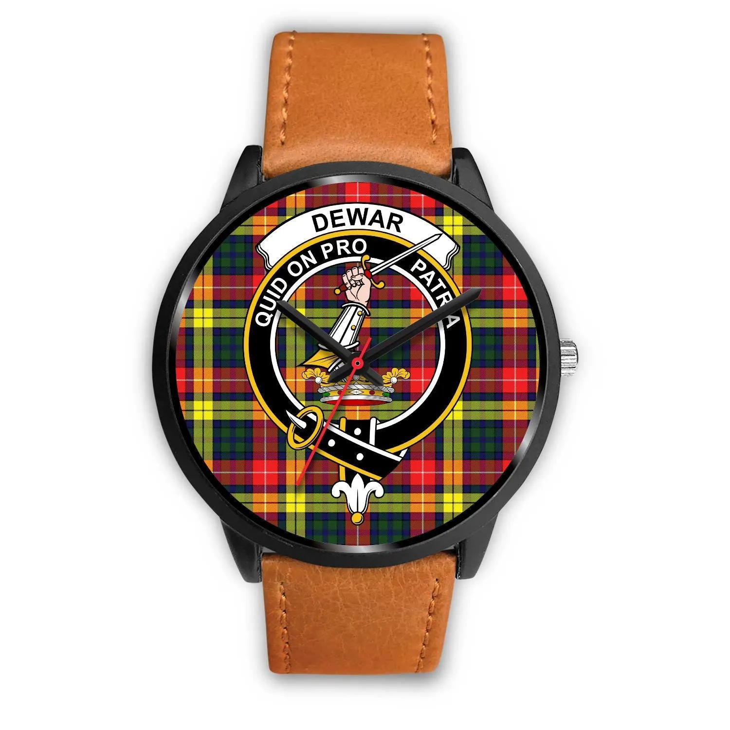 Dewar Clan Badge Tartan Black Watch