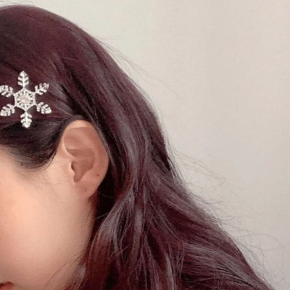 Diamond hairpin simple and versatile snowflake hairpin