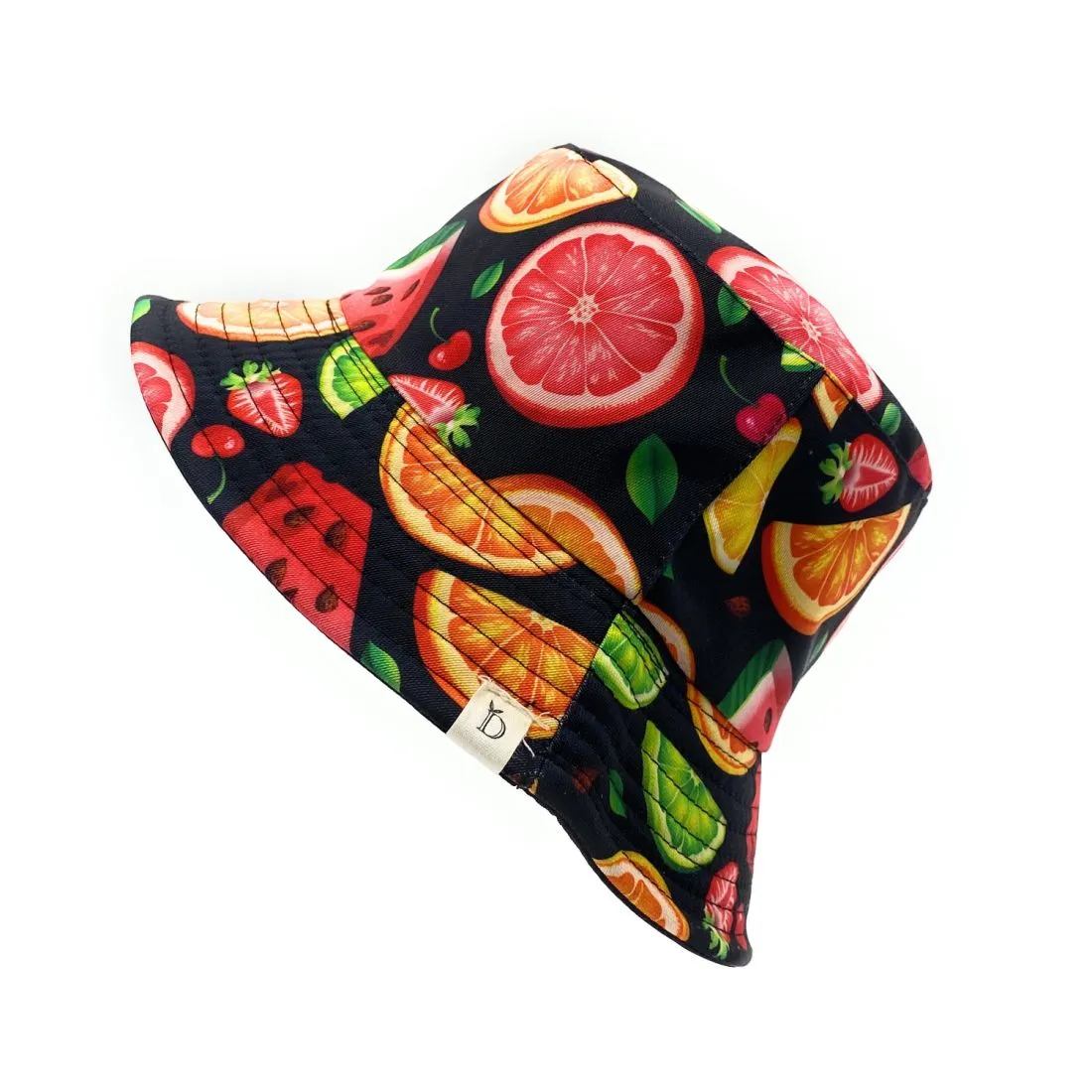 Empire Cove Fruit Print Bucket Hat Reversible Fisherman Cap Women Men Summer