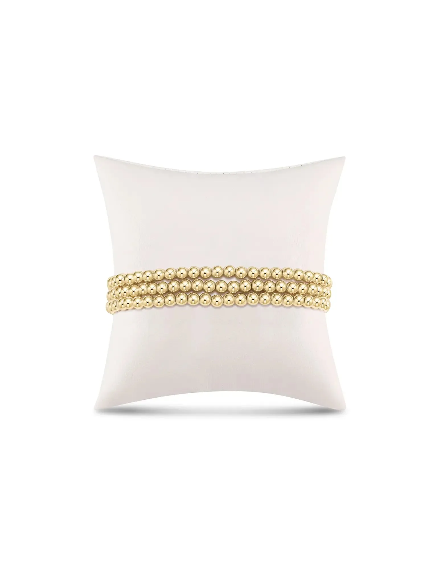 enewton Classic Gold Bead Bracelet: 4mm