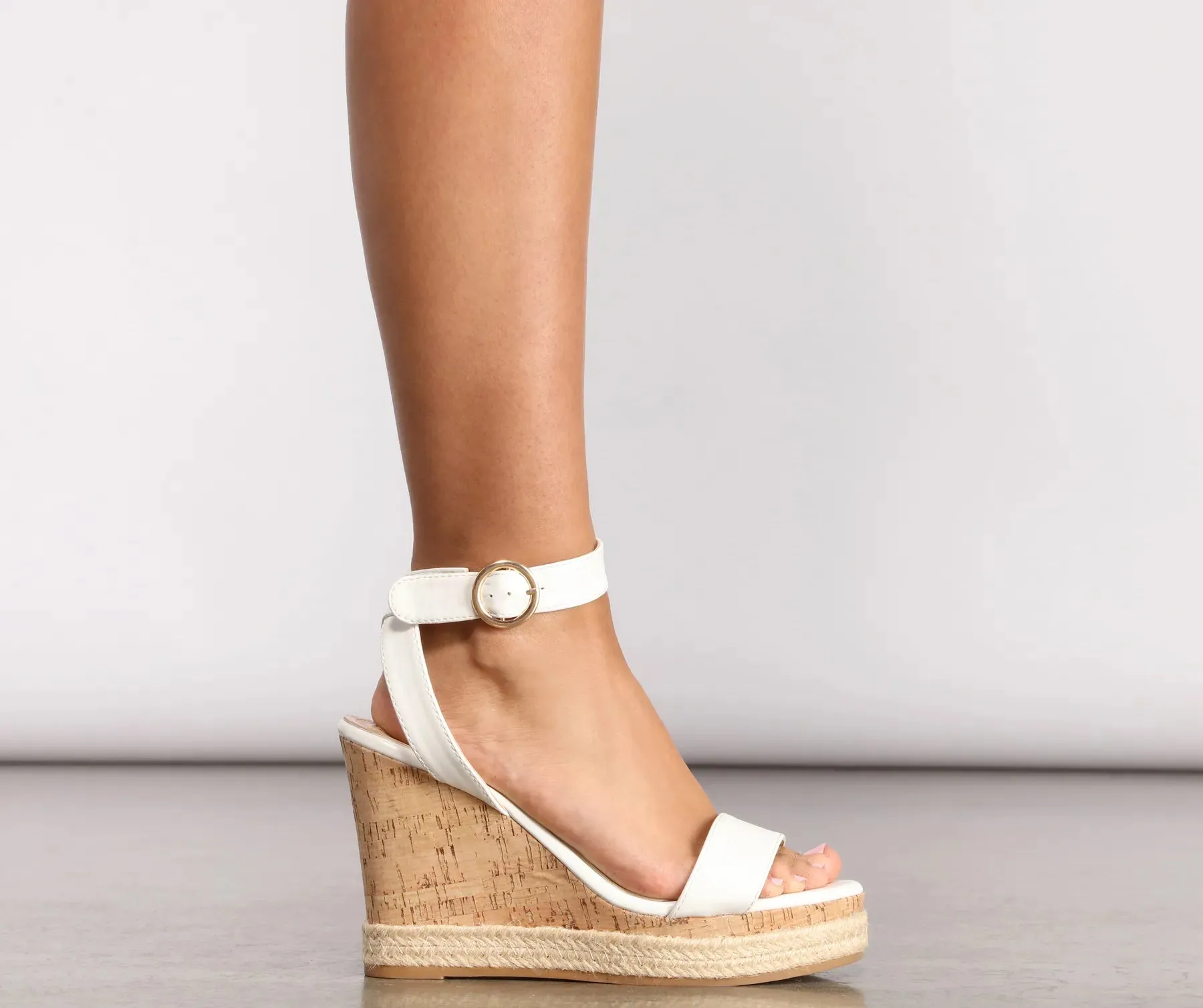 Especially Espadrille Cork Wedges