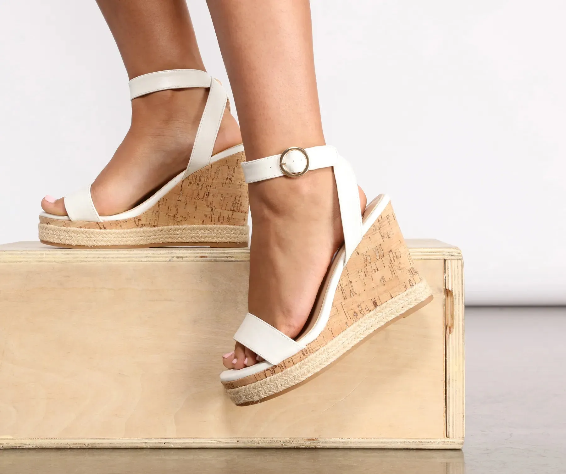 Especially Espadrille Cork Wedges