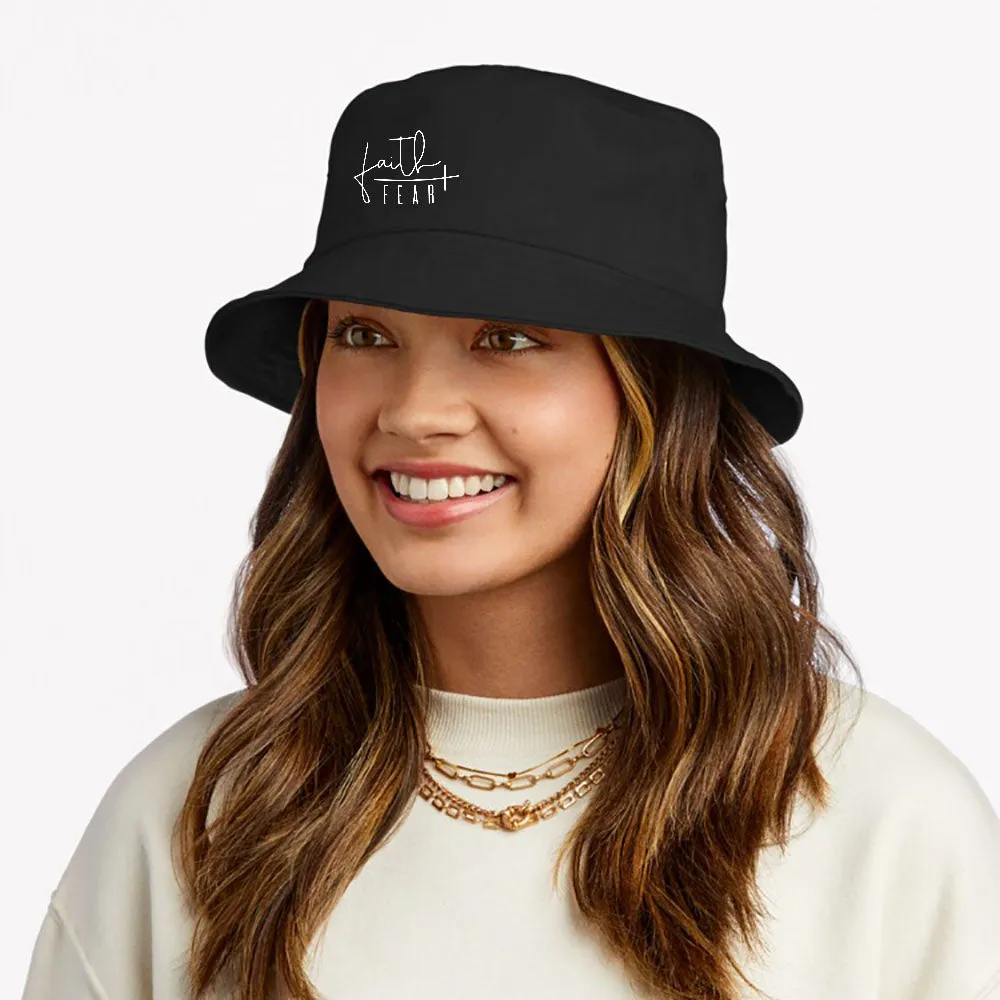 Faith Over Fear Jesus Religious Faith Christian Men Women Bucket Hat