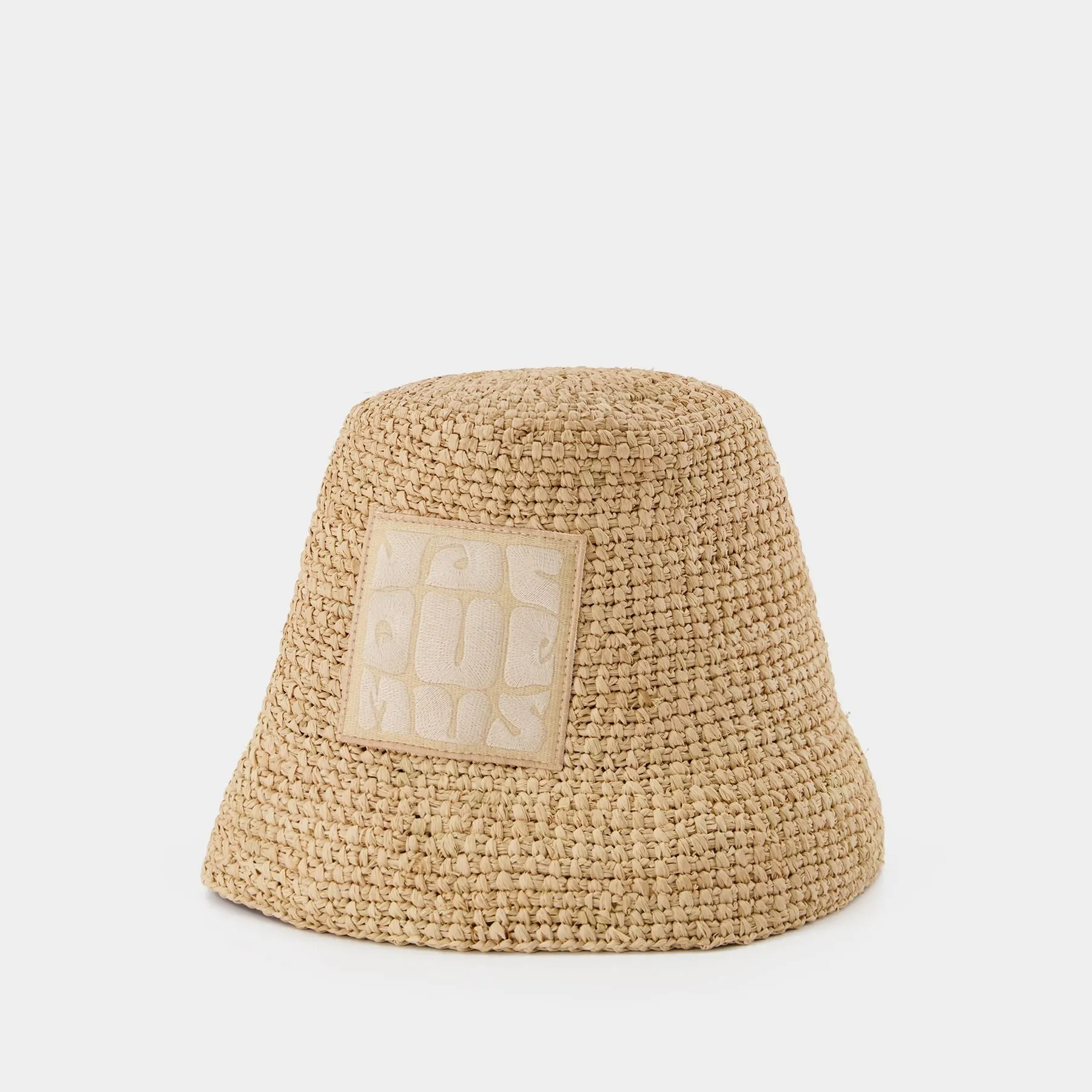 Ficiu Bucket Hat - Jacquemus -  Beige - Raphia