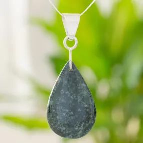 Forest Tears Jade Pendant Necklace